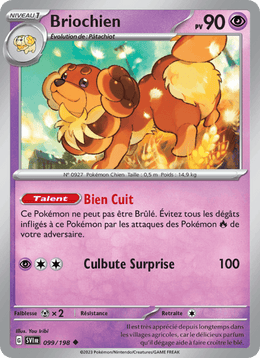 Briochien 099/258 Pokémon Écarlate et Violet (EV01)