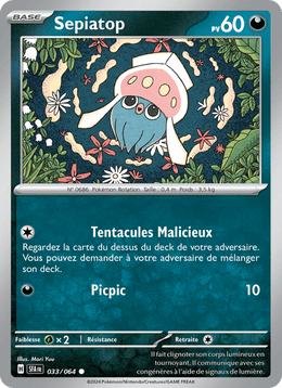Sepiatop 033/99 Pokémon Fable Nébuleuse (EV6.5)