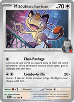 Miaouss de la Team Rocket 149/244 Pokémon Rivalités Destinées (EV10)