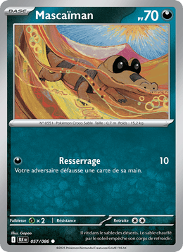 Mascaïman 057/172 Pokémon Foudre Noire (BLK)