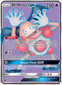 M. Mime GX 156/183 — Pokémon Tempête Céleste (CES)