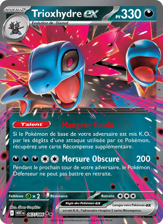 Trioxhydre-ex 067/86 — Pokémon Flamme Blanche (WHT)