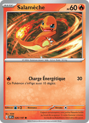Salamèche 026/230 Pokémon Flammes Obsidiennes (EV03)