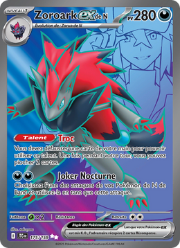 Zoroark-ex de N - N's Zoroark ex - Aventures Ensemble 175