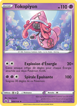 Tokopiyon 064/230 — Pokémon Zénith Suprême (CRZ)