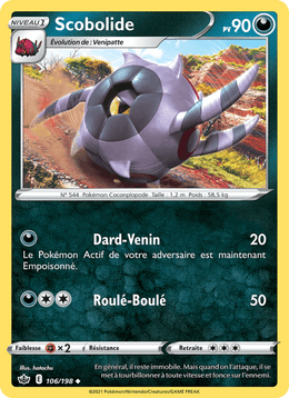 Scobolide 106/233 Pokémon Règne de Glace (CRE)