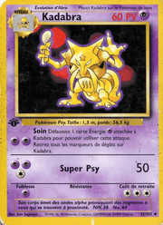 Kadabra 32/102 Pokémon Set de Base (BS)