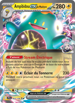 Ampibidou-ex de Mashynn - Iono's Bellibolt ex - Aventures Ensemble 053