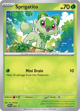 Poussacha 001/PROMO — Pokémon Promo Écarlate et Violet (SVP)