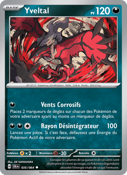 Yveltal 035/99 Pokémon Fable Nébuleuse (EV6.5)