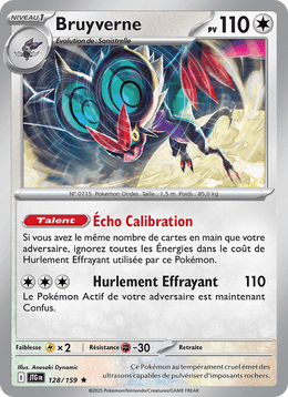 Bruyverne 128/190 Pokémon Aventures Ensemble (EV09)