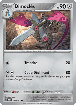 Dimoclès 132/266 Pokémon Faille Paradoxe (EV04)