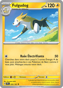 Fulgudog 059/218 Pokémon Forces Temporelles (EV05)