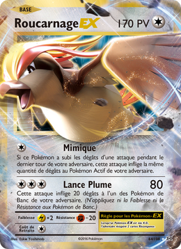 Roucarnage EX 64/113 — Pokémon Évolutions (EVO)