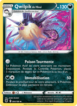 Qwilpik de Hisui 090/216 Pokémon Astres Radieux (ASR)