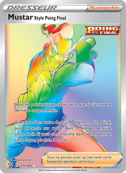 Mustar Style Poing Final 177/183 — Pokémon Styles de combat (BST)