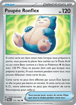 Poupée Ronflex 175/266 Pokémon Faille Paradoxe (EV04)