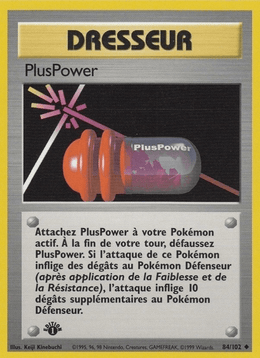 PlusPower 84/102 Pokémon Set de Base (BS)
