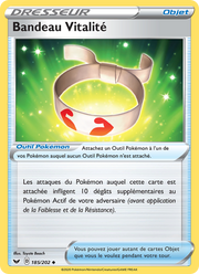 Bandeau Vitalité 185/216 Pokémon Épée et Bouclier