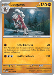 Lougaroc 117/230 Pokémon Flammes Obsidiennes (EV03)
