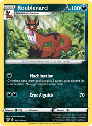 Roublenard 113/201 Pokémon Ténèbres Embrasées