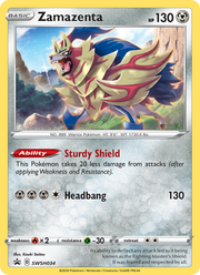 Zamazenta SWSH034/PROMO — Pokémon Promo Épée et Bouclier (SWSHP)