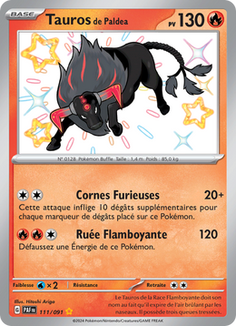 Tauros de Paldea - Paldean Tauros - Destinées de Paldea 111