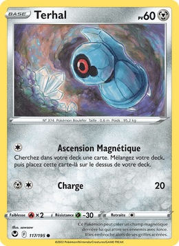 Terhal 117/215 Pokémon Tempête Argentée (SIT)