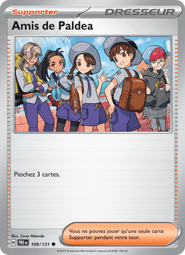 Amis de Paldea 109/180 Pokémon Évolutions Prismatiques (EV8.5)