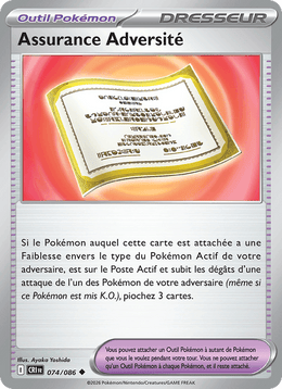 Assurance Adversité 074/122 Pokémon Chaos Ascendant (ME04)