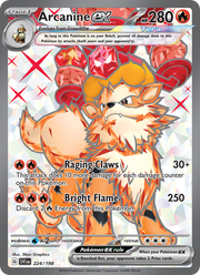 Arcanin-ex 224/258 — Pokémon Écarlate et Violet (EV01)