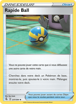 Rapide Ball 237/284 Pokémon Poing de Fusion (FST)
