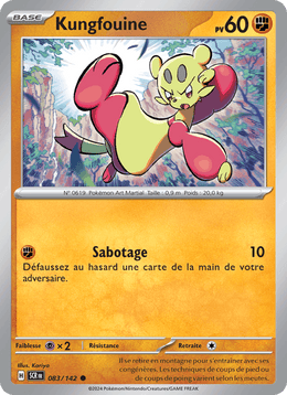 Kungfouine 083/175 Pokémon Couronne Stellaire (EV07)