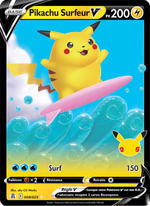 Pikachu Surfeur V 8/50 Pokémon Célébrations