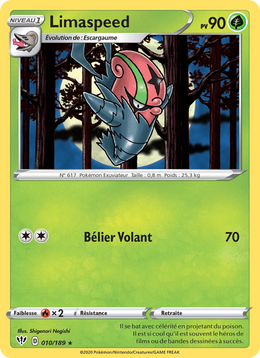Limaspeed 10/201 Pokémon Ténèbres Embrasées