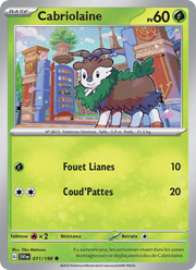 Cabriolaine 011/258 Pokémon Écarlate et Violet (EV01)