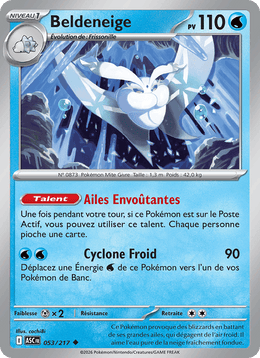 Beldeneige 053/295 Pokémon Héros Transcendants (ME2.5)