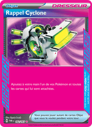 Rappel Cyclone 162/226 Pokémon Mascarade Crépusculaire (EV06)