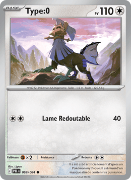 Type:0 069/120 Pokémon Nuit Noire (ME05)
