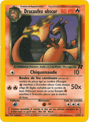 Dracaufeu obscur 21/83 Pokémon Team Rocket (RO)
