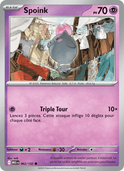 Spoink 062/188 Pokémon Méga-Évolution (ME01)