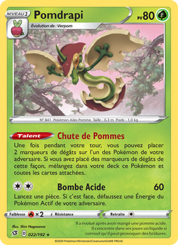 Pomdrapi 22/209 Pokémon Clash des Rebelles