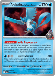 Artikodin de la Team Rocket 051/244 Pokémon Rivalités Destinées (EV10)