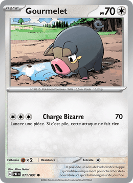 Gourmelet 071/245 Pokémon Destinées de Paldea (EV4.5)