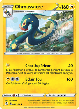 Ohmassacre 97/284 Pokémon Poing de Fusion (FST)