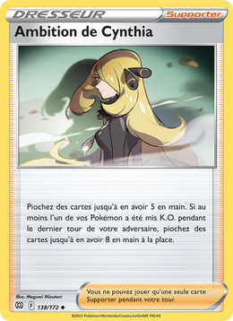 Ambition de Cynthia 138/216 Pokémon Stars Étincelantes