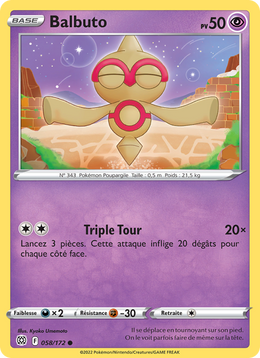 Balbuto 058/216 Pokémon Stars Étincelantes