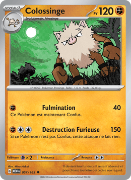 Colossinge 057/207 Pokémon 151 (MEW)