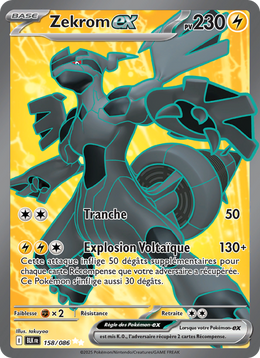Zekrom-ex 158/86 — Pokémon Foudre Noire (BLK)