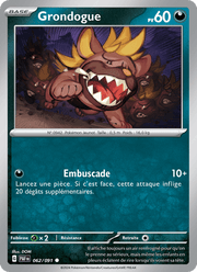 Grondogue 062/245 Pokémon Destinées de Paldea (EV4.5)